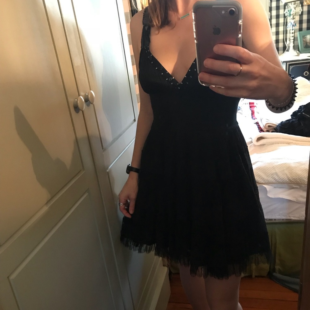Free People Black Dress